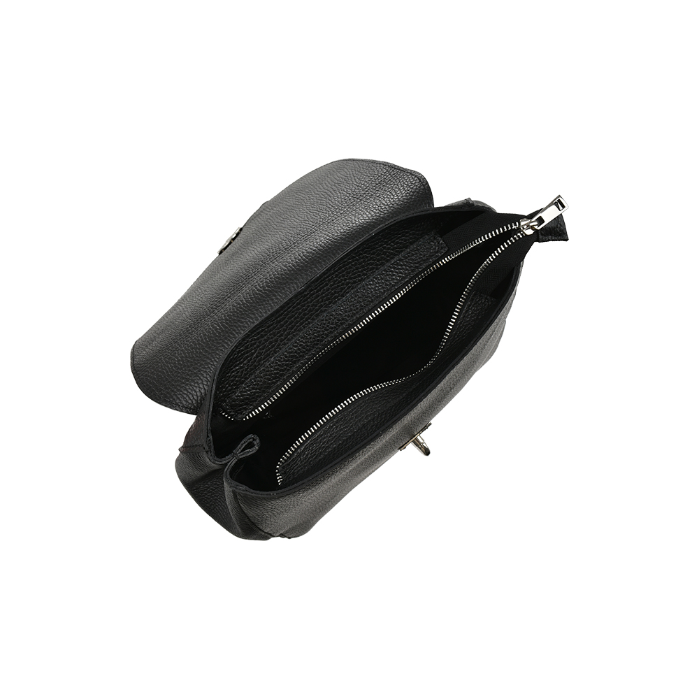 Rucsac dama din piele naturala Chiara Canotti CC1386, Negru, #4, Bagsy