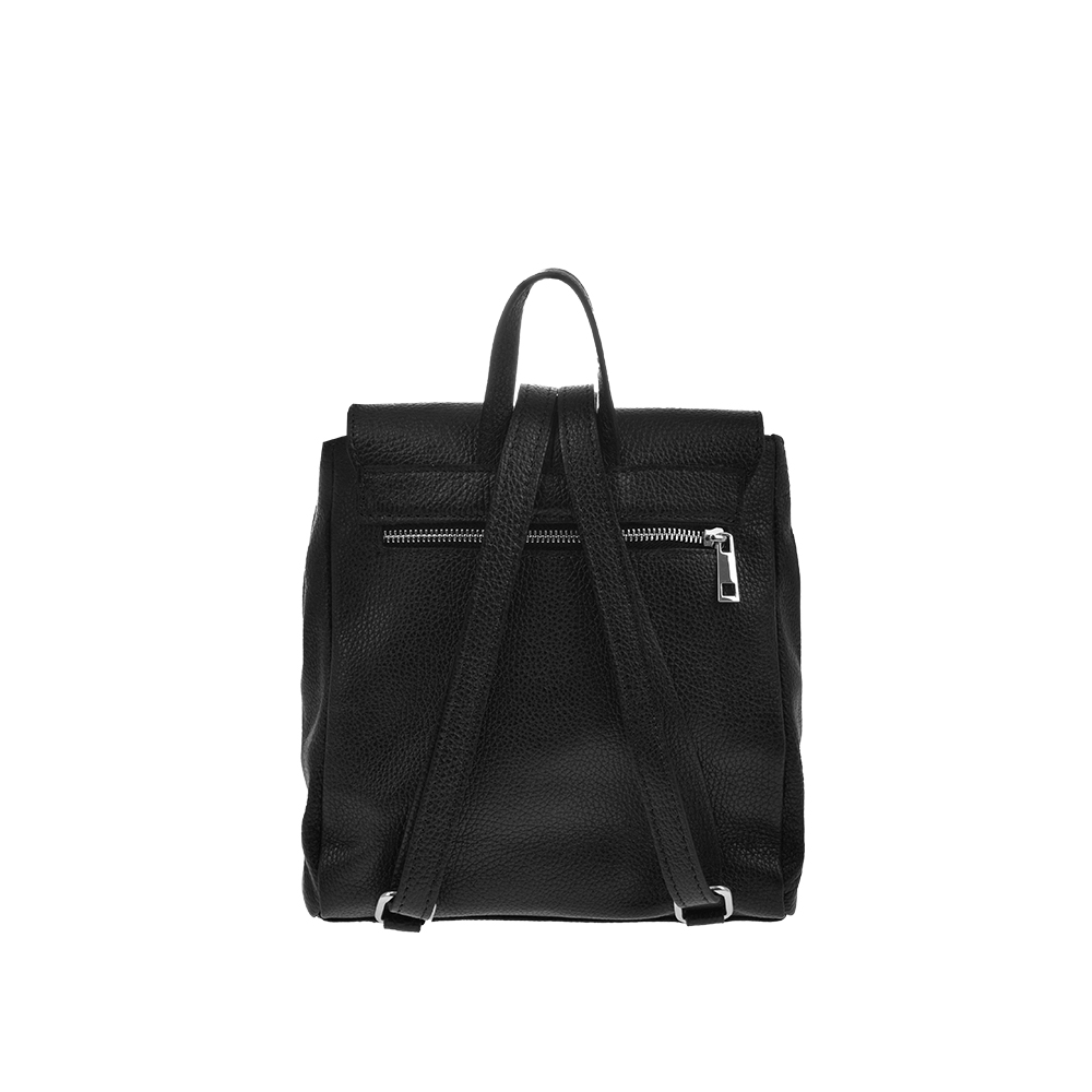 Rucsac dama din piele natuarala Antonia Moretti AM1372, Negru, #3, Bagsy