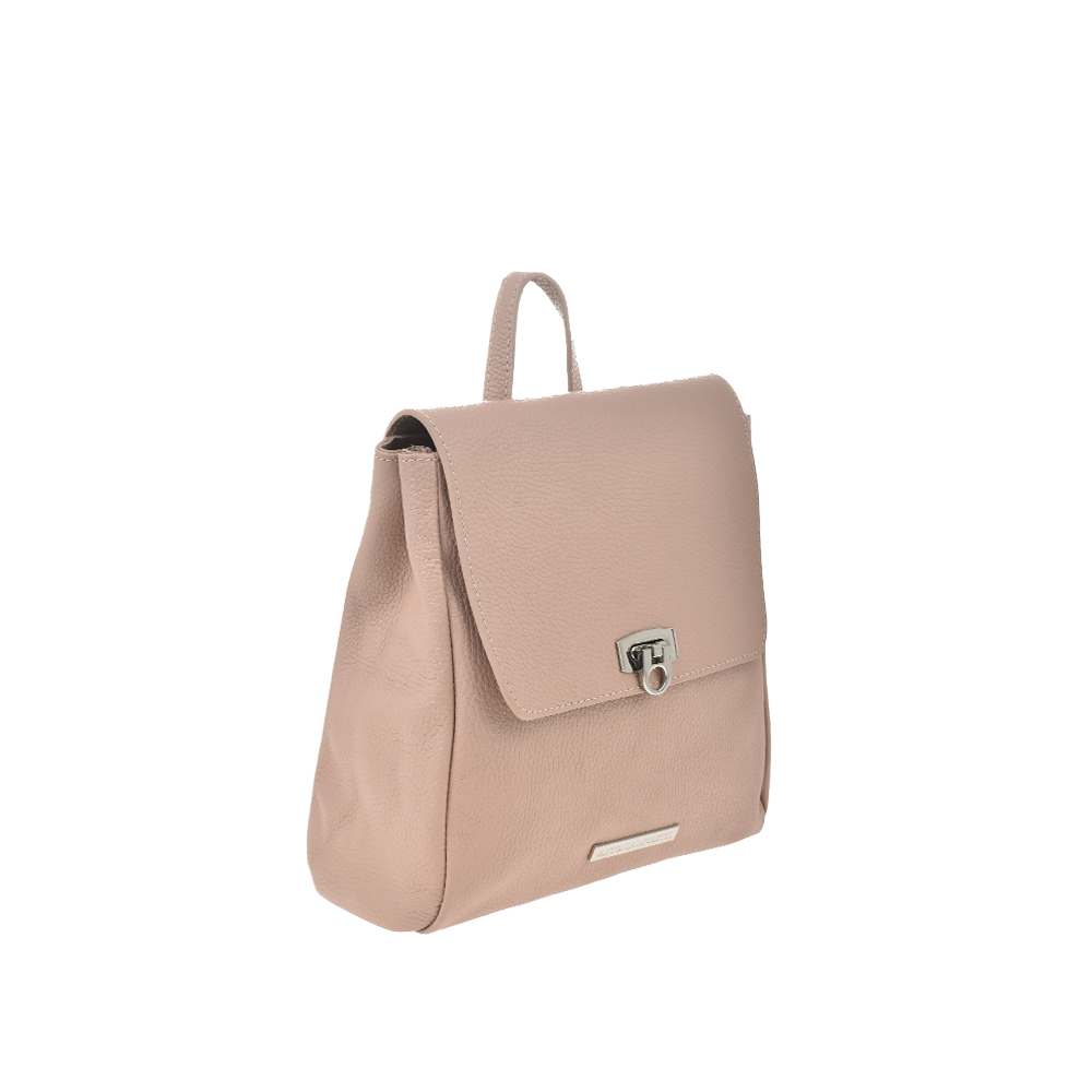 Rucsac dama din piele natuarala Antonia Moretti AM1372, Roz prafuit, #2, Bagsy