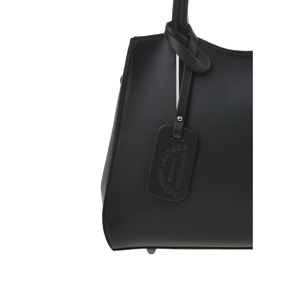 Geanta de mana din piele naturala Chiara Canotti CC1387, Negru, #5, Bagsy