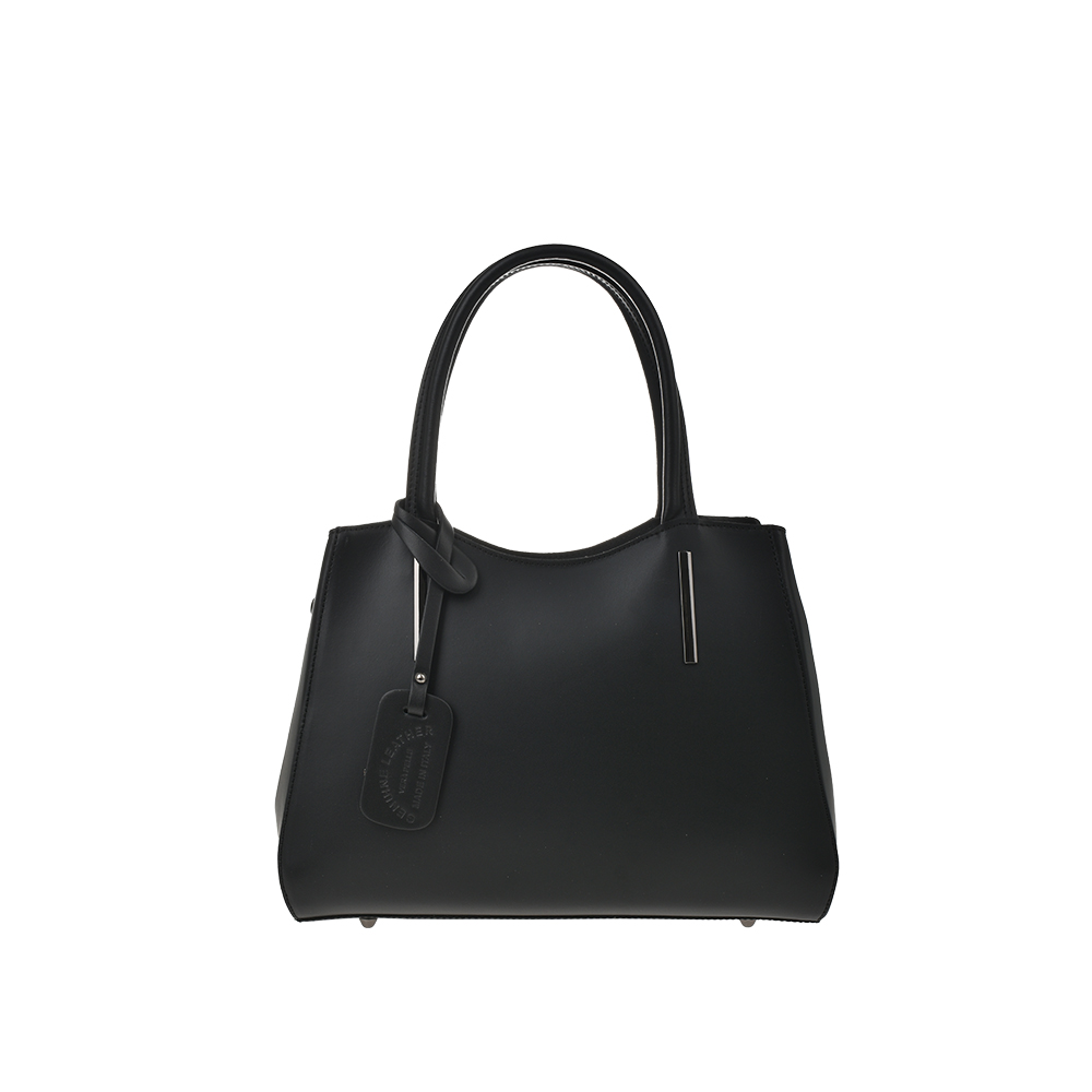 Geanta de mana din piele naturala Chiara Canotti CC1387, Negru, #1, Bagsy