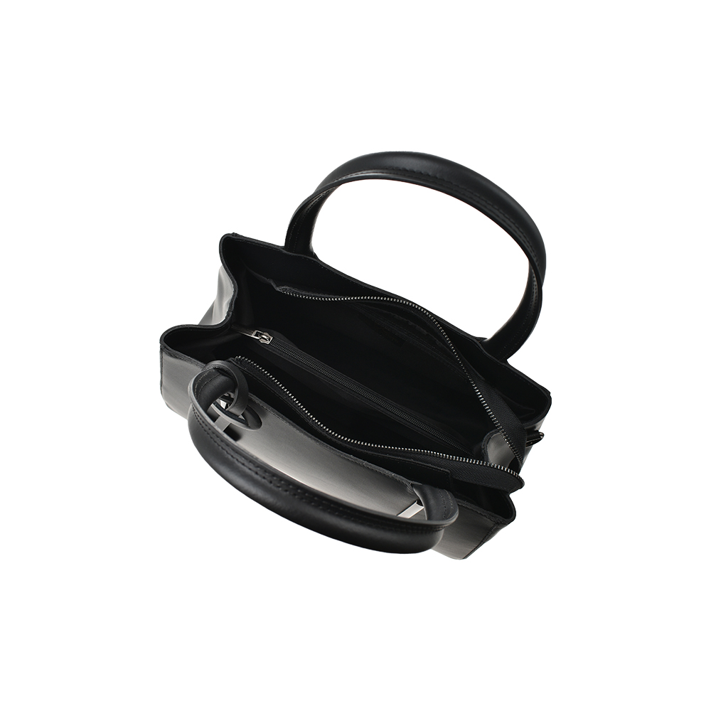 Geanta de mana din piele naturala Chiara Canotti CC1387, Negru, #4, Bagsy