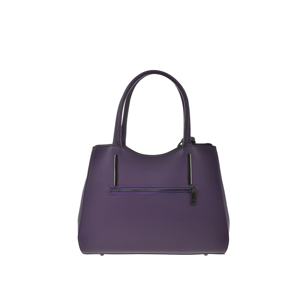 Geanta de mana din piele naturala Chiara Canotti CC1387, Violet, #3, Bagsy