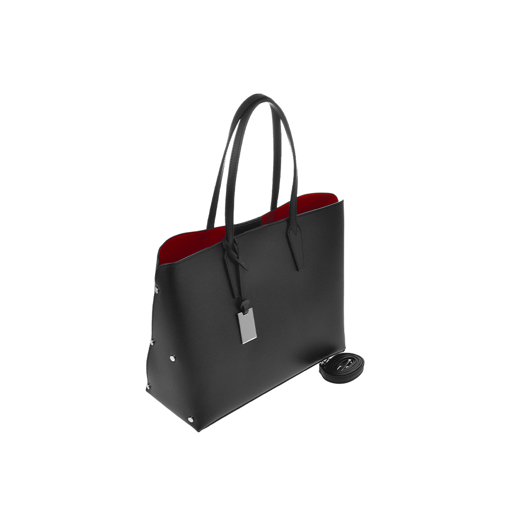 Geanta de mana din piele naturala Chiara Canotti CC1393, Negru, #1, Bagsy