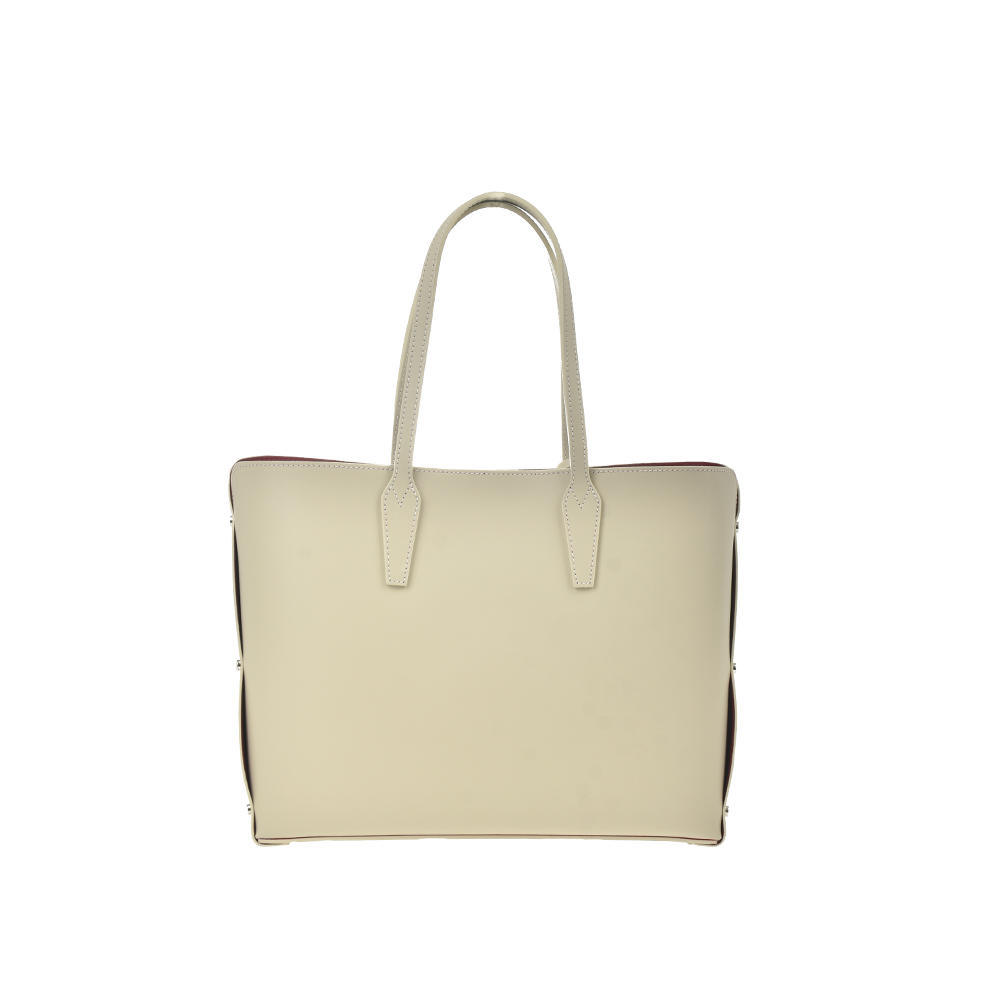 Geanta de mana din piele naturala Chiara Canotti CC1393, Bej, #4, Bagsy