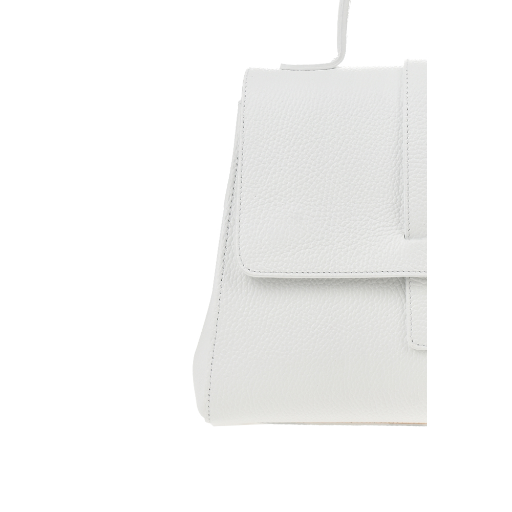 Geanta de mana din piele naturala Chiara Canotti CC1395, Alb, #5, Bagsy