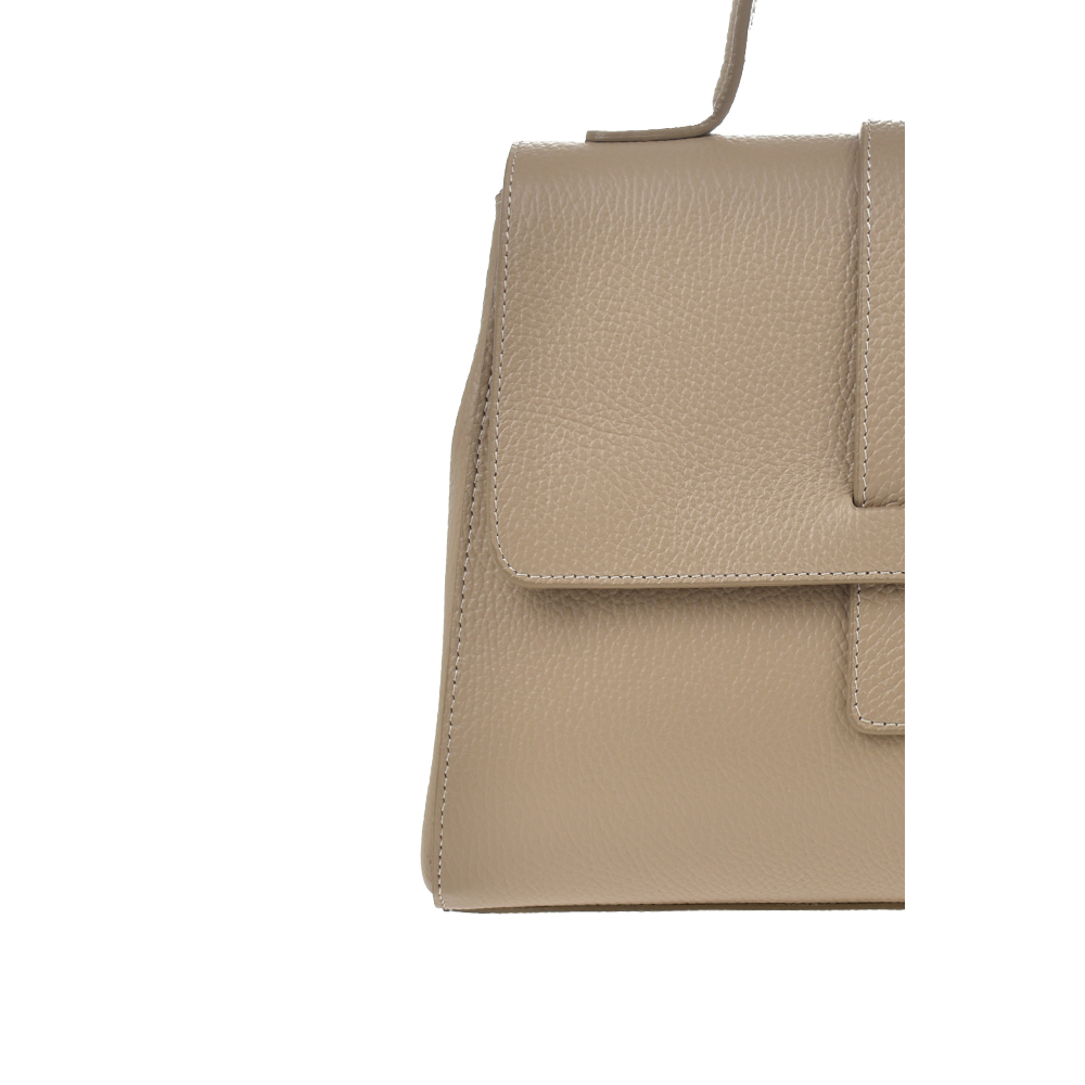 Geanta de mana din piele naturala Chiara Canotti CC1395, Grej, #5, Bagsy