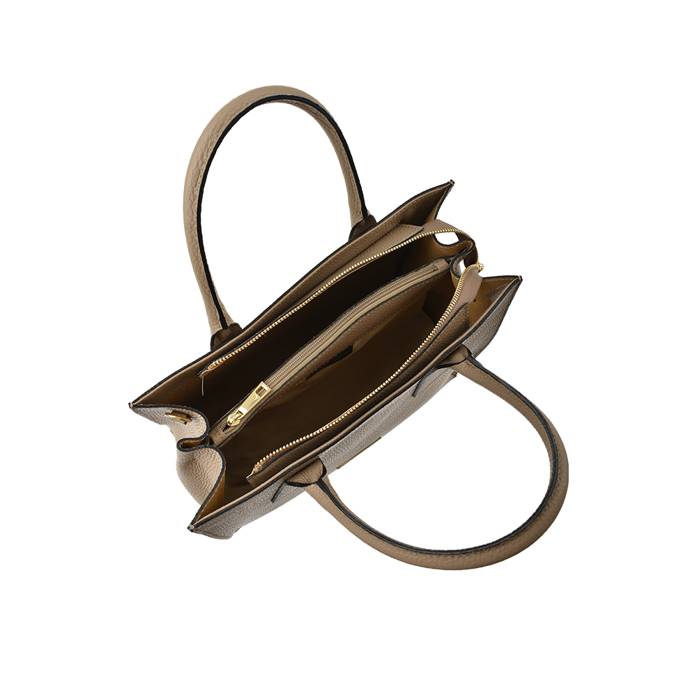 Geanta de mana din piele naturala Chiara Canotti CC1396, Grej, #4, Bagsy