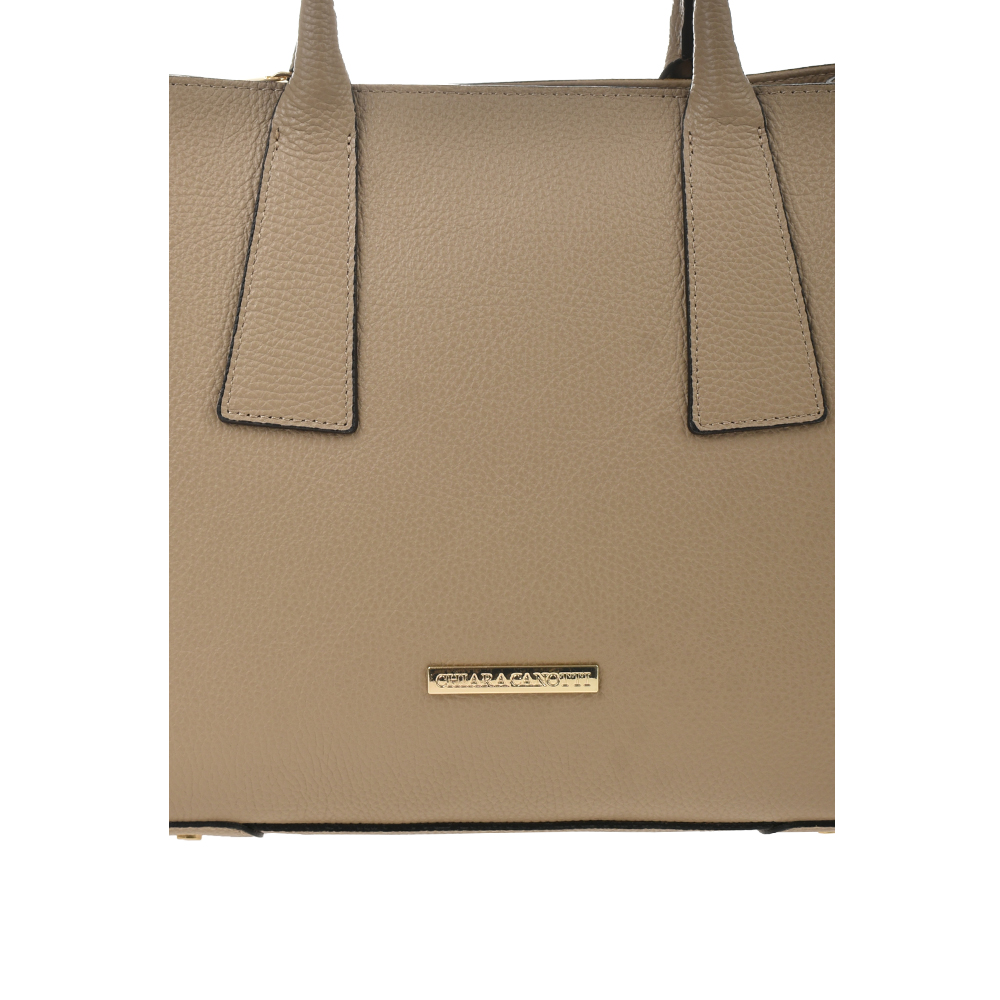 Geanta de mana din piele naturala Chiara Canotti CC1396, Grej, #5, Bagsy