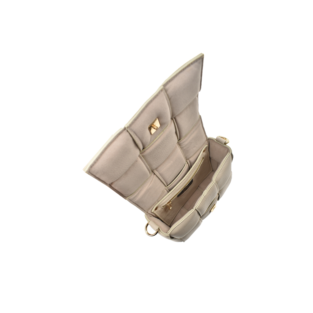 Geanta de umar din piele naturala Chiara Canotti CC1399, Bej, #4, Bagsy