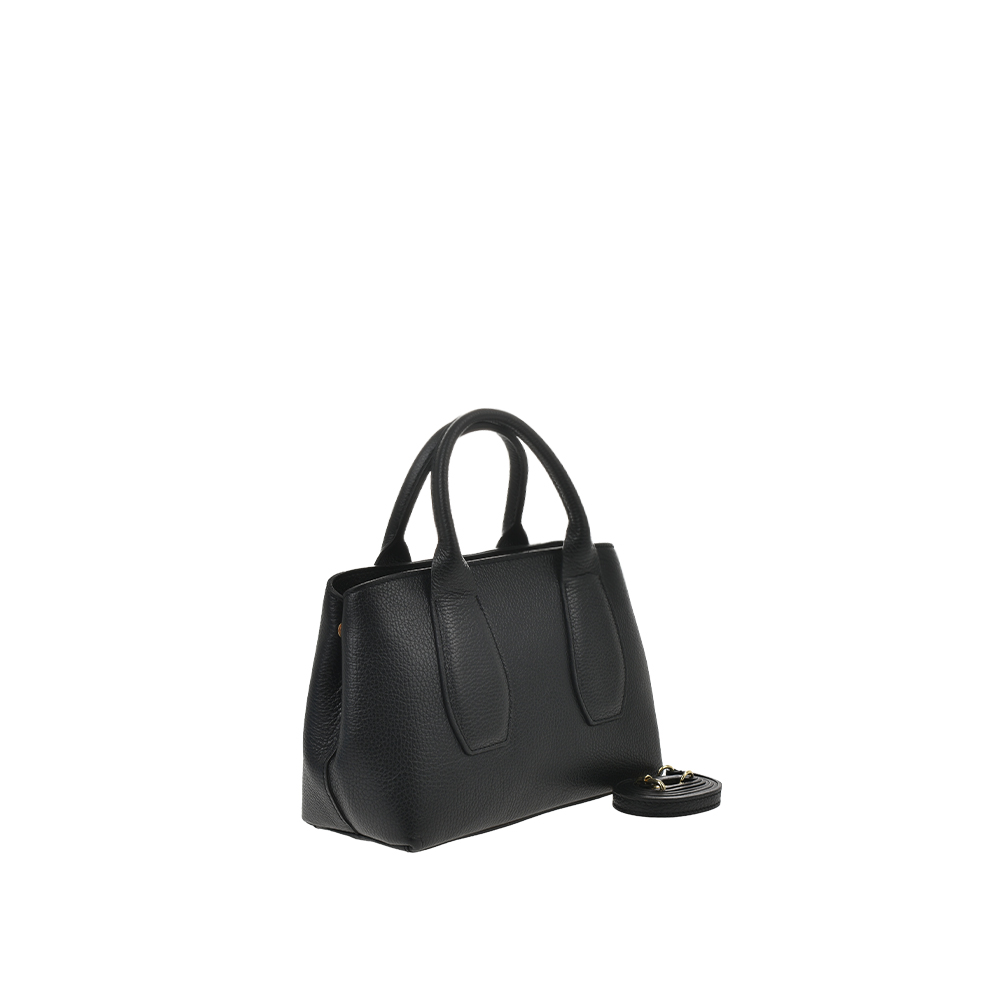 Geanta de mana din piele naturala Antonia Moretti AM1374, Negru, #2, Bagsy