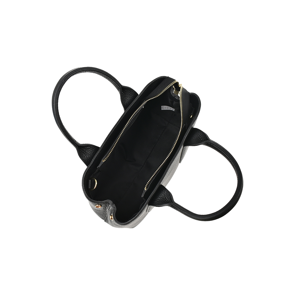 Geanta de mana din piele naturala Antonia Moretti AM1374, Negru, #4, Bagsy