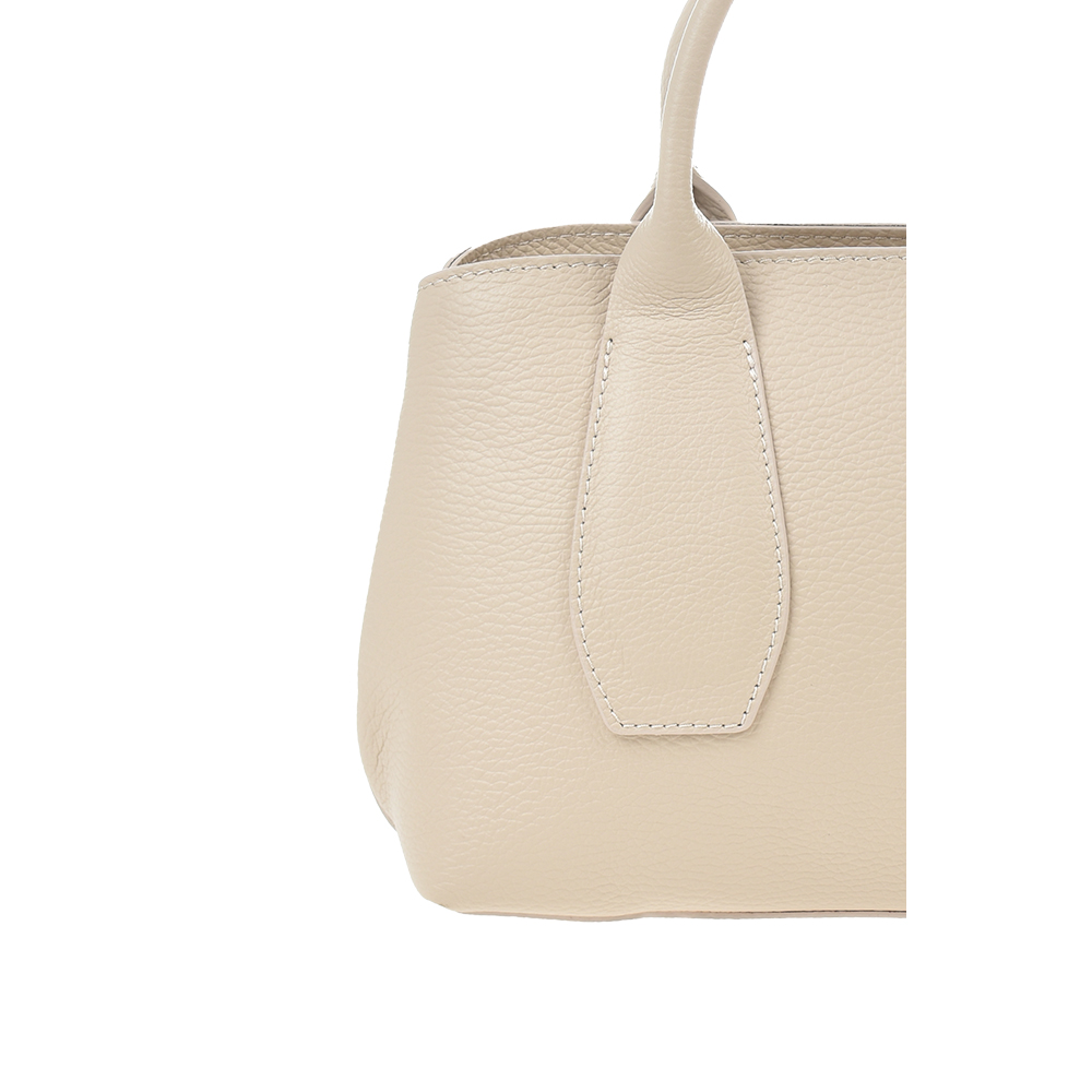 Geanta de mana din piele naturala Antonia Moretti AM1374, Bej, #5, Bagsy