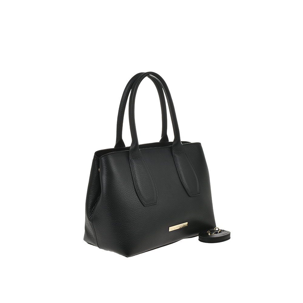 Geanta de mana din piele naturala Chiara Canotti CC1400, Negru, #2, Bagsy