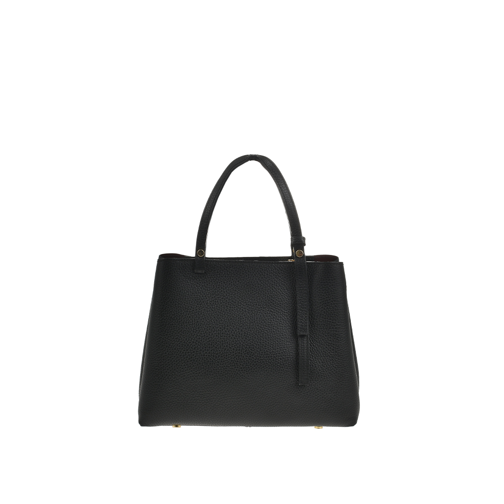 Geanta de mana din piele naturala Chiara Canotti CC1402, Negru, #3, Bagsy