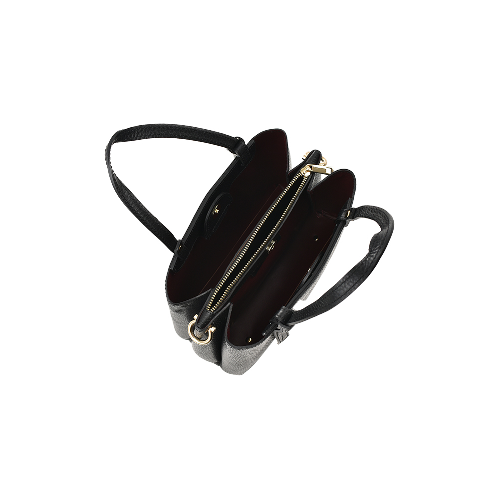 Geanta de mana din piele naturala Chiara Canotti CC1402, Negru, #4, Bagsy