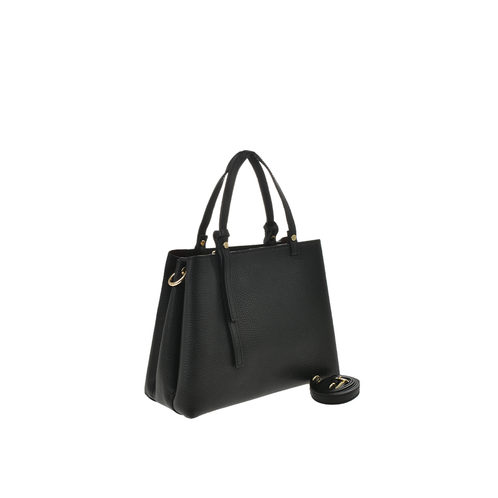 Geanta de mana din piele naturala Chiara Canotti CC1402, Negru, #2, Bagsy