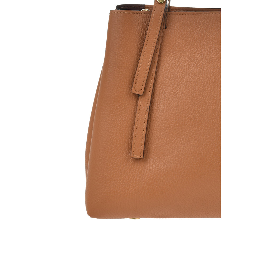 Geanta de mana din piele naturala Chiara Canotti CC1402, Coganc, #5, Bagsy