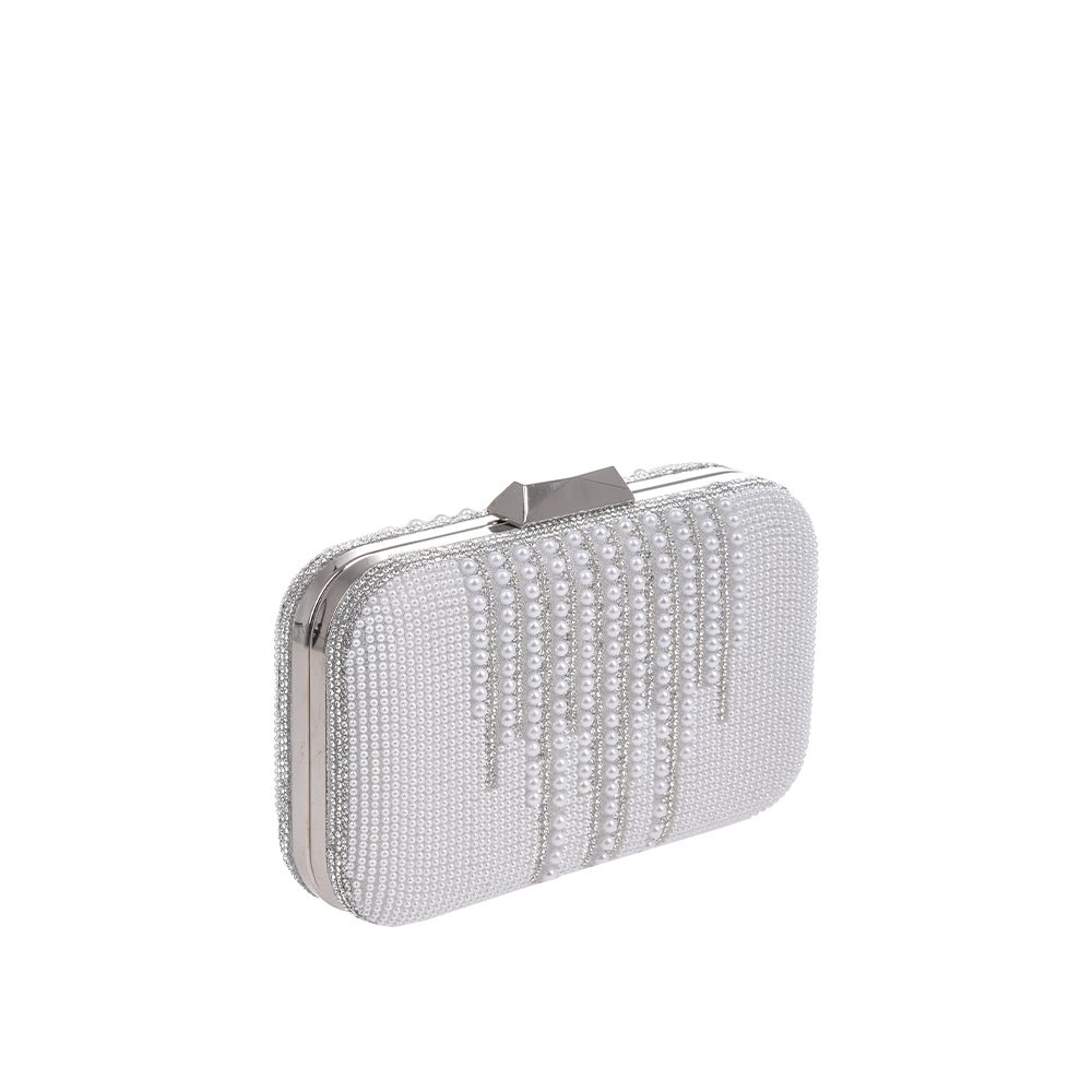 Geanta de ocazie Antonia Moretti AM1376, Argintiu, #2, Bagsy