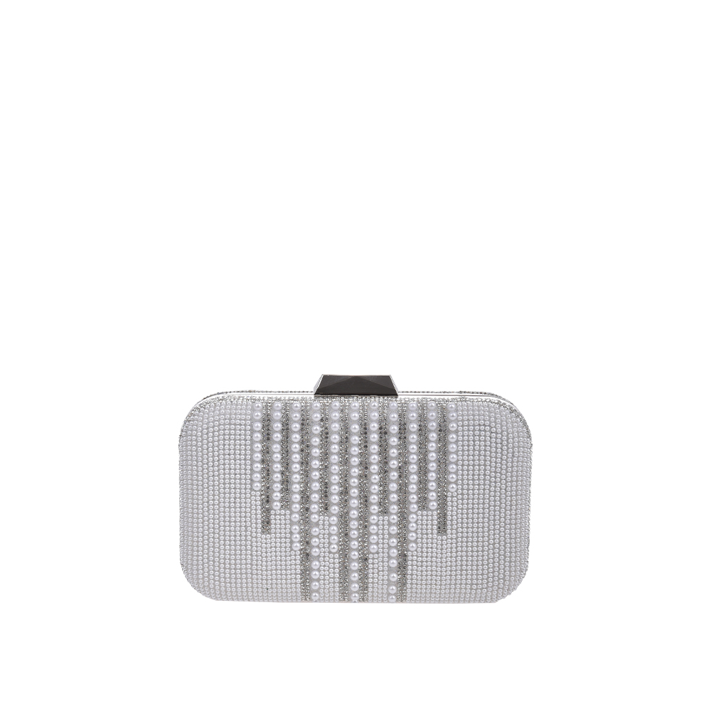 Geanta de ocazie Antonia Moretti AM1376, Argintiu, #5, Bagsy