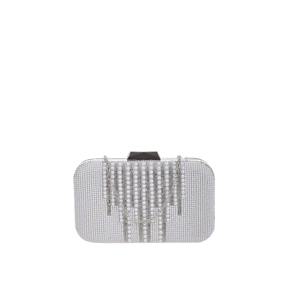 Geanta de ocazie Antonia Moretti AM1376, Argintiu, #3, Bagsy