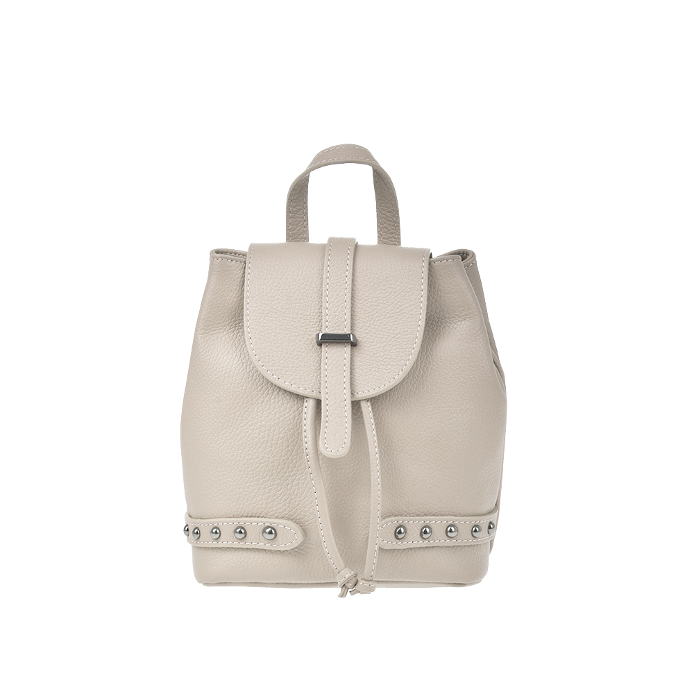 Rucsac din piele naturala Antonia Moretti AM1297, Bej, #1, Bagsy