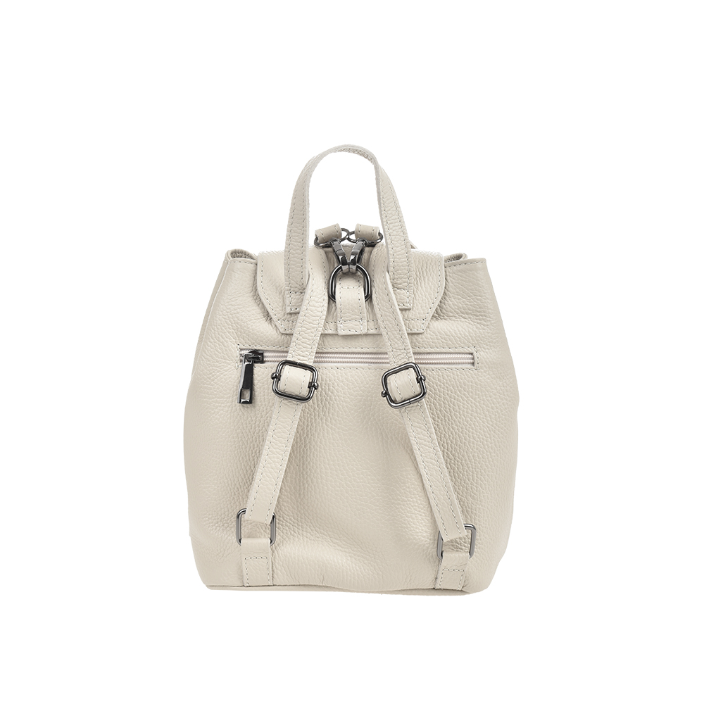 Rucsac din piele naturala Antonia Moretti AM1297, Bej, #3, Bagsy