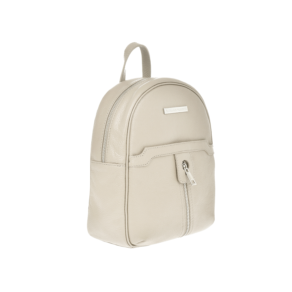 Rucsac dama din piele naturala Antonia Moretti AM1210, Bej, #2, Bagsy