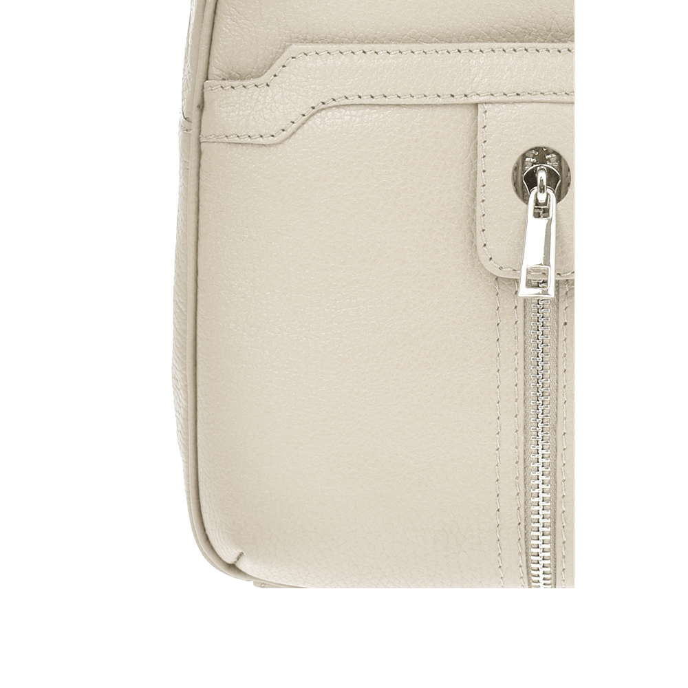 Rucsac dama din piele naturala Antonia Moretti AM1210, Bej, #5, Bagsy