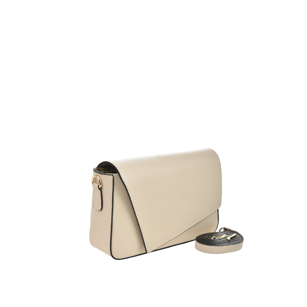 Geanta de umar din piele naturala Chiara Canotti CC1419, Bej, #2, Bagsy