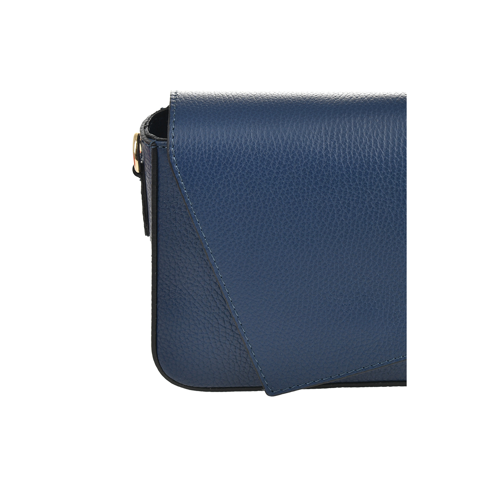 Geanta de umar din piele naturala Chiara Canotti CC1419, Albastru, #5, Bagsy