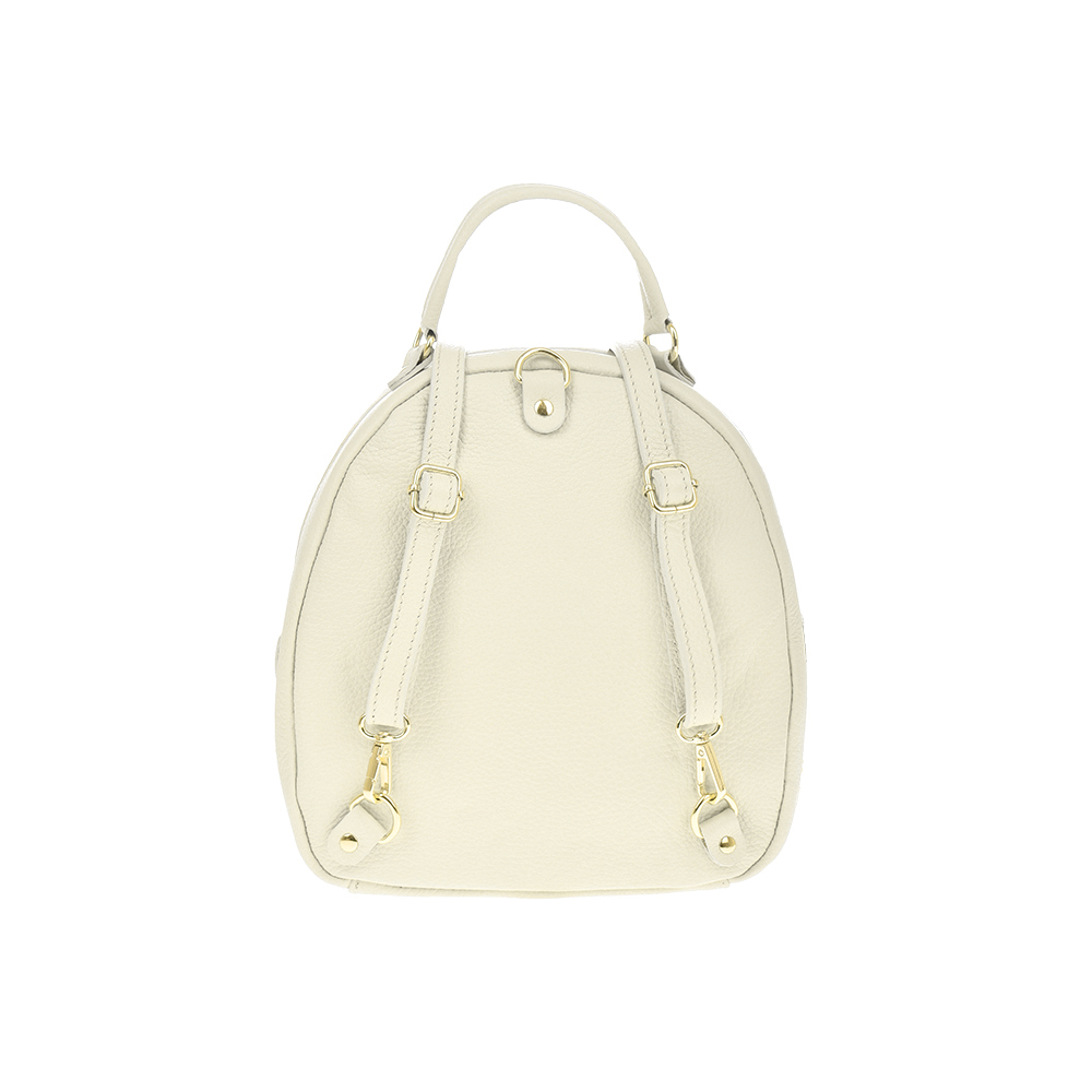 Rucsac din piele naturala Chiara Canotti CC1251, Bej, #3, Bagsy