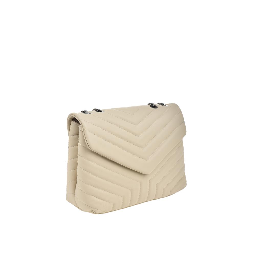 Geanta dama din piele naturala Chiara Canotti CC1416, Bej, #2, Bagsy