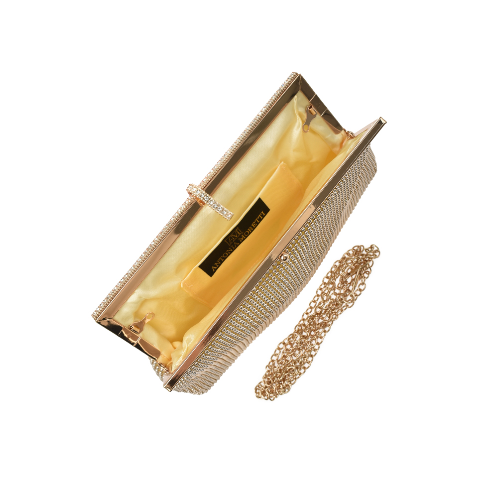 Geanta de ocazie Antonia Moretti AM1423, Auriu, #4, Bagsy