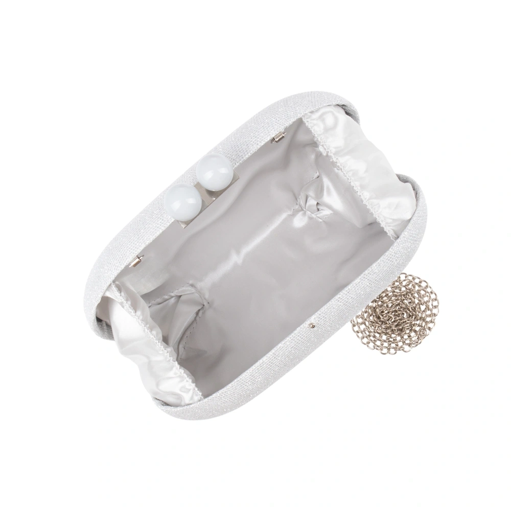 Geanta de ocazie Chiara Canotti CC1428, Argintiu, Nr. 3, Bagsy