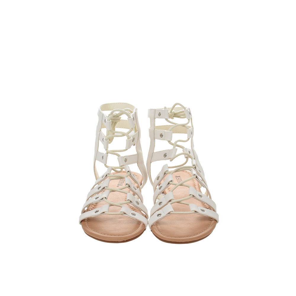 Sandale JustFab Myra Alb - 39, #3, Bagsy