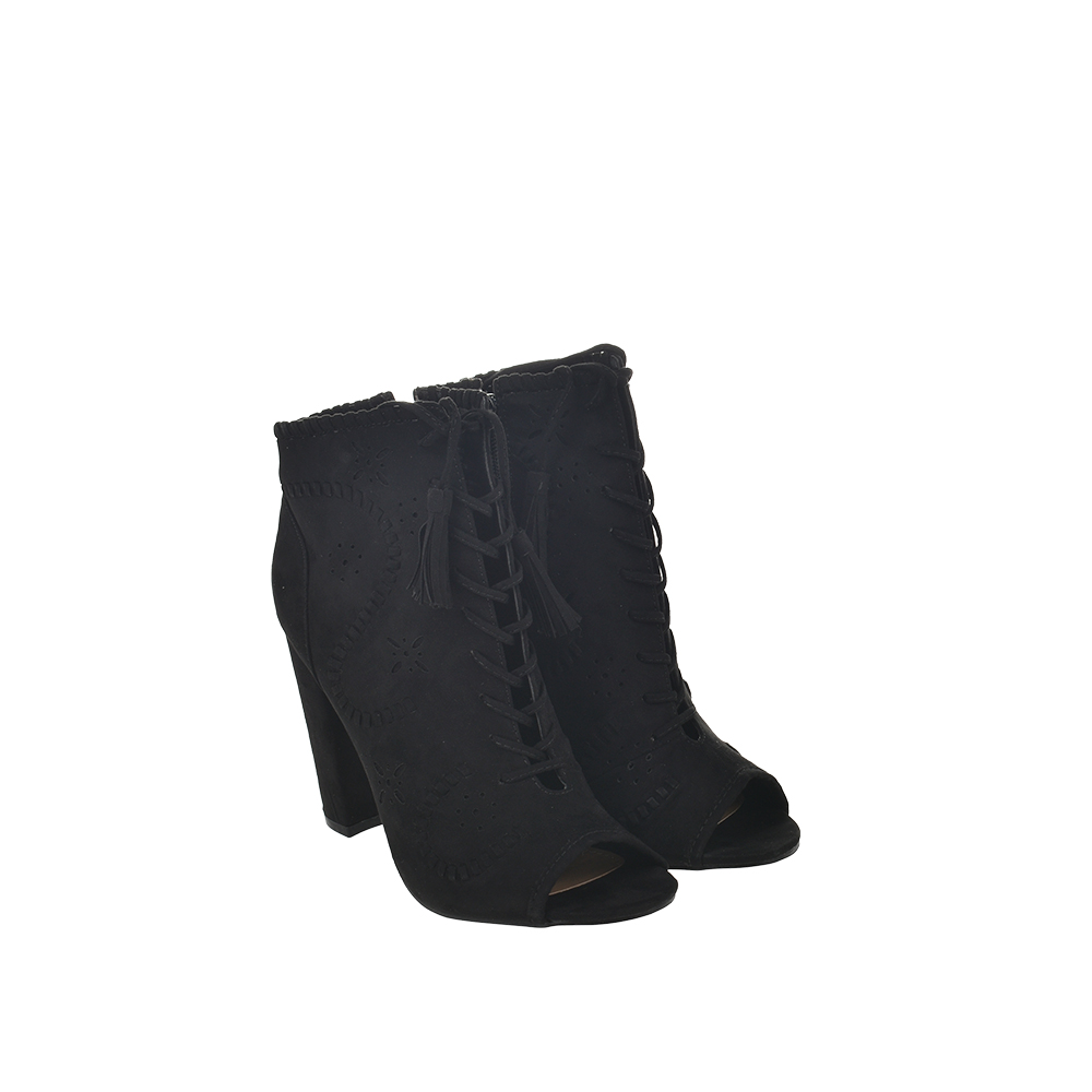 Botine JustFab Garania Negru - 40, #1, Bagsy
