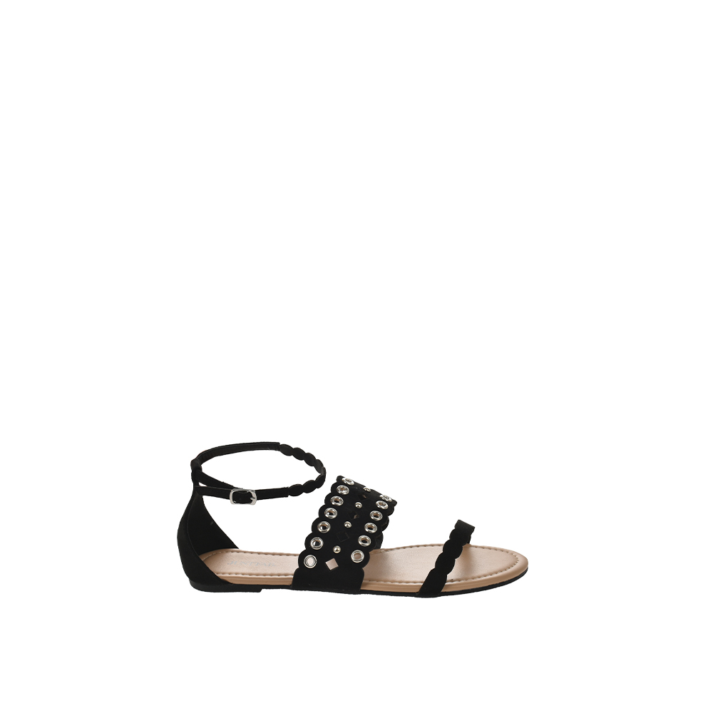 Sandale JustFab Arrianna Negru - 40, #2, Bagsy