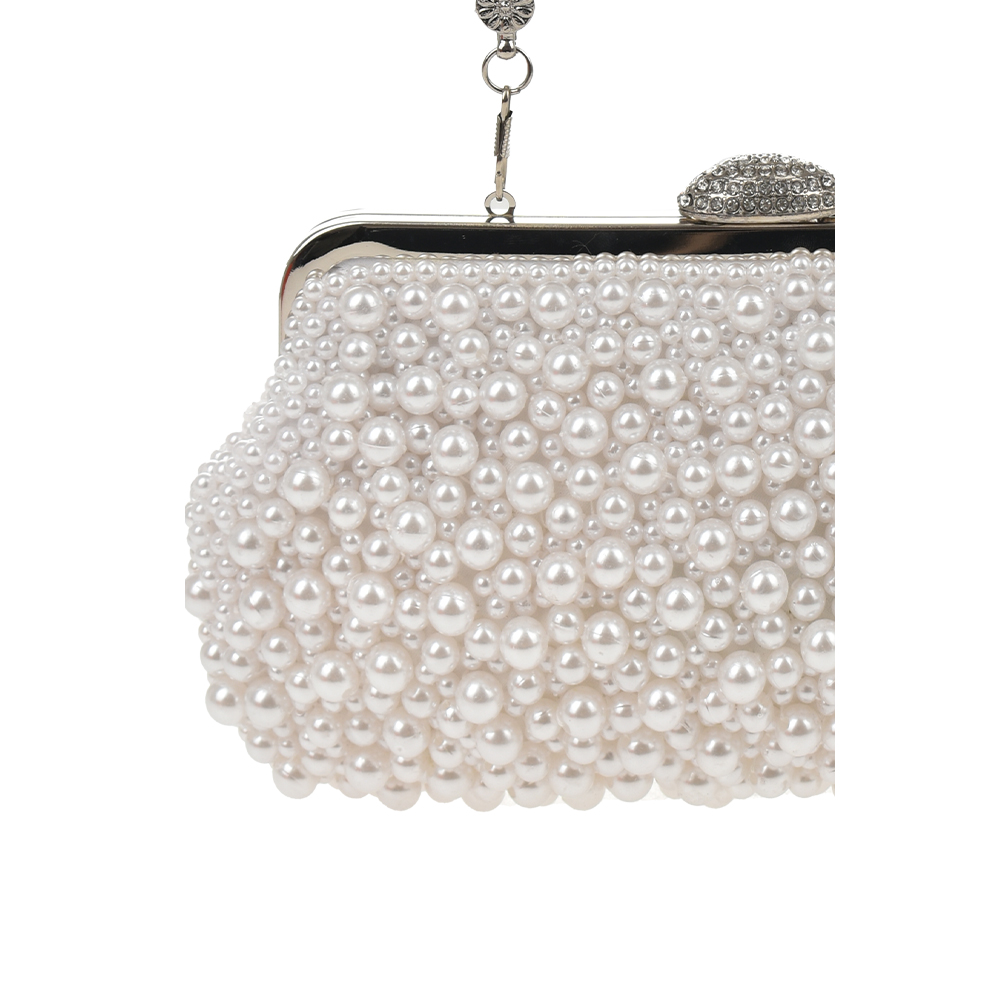 Geanta de ocazie Antonia Moretti AM1430, Alb, #5, Bagsy