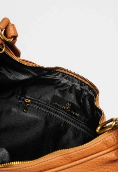 Geanta de umar Francesca Rossi FR6266, Cognac, #3, Bagsy