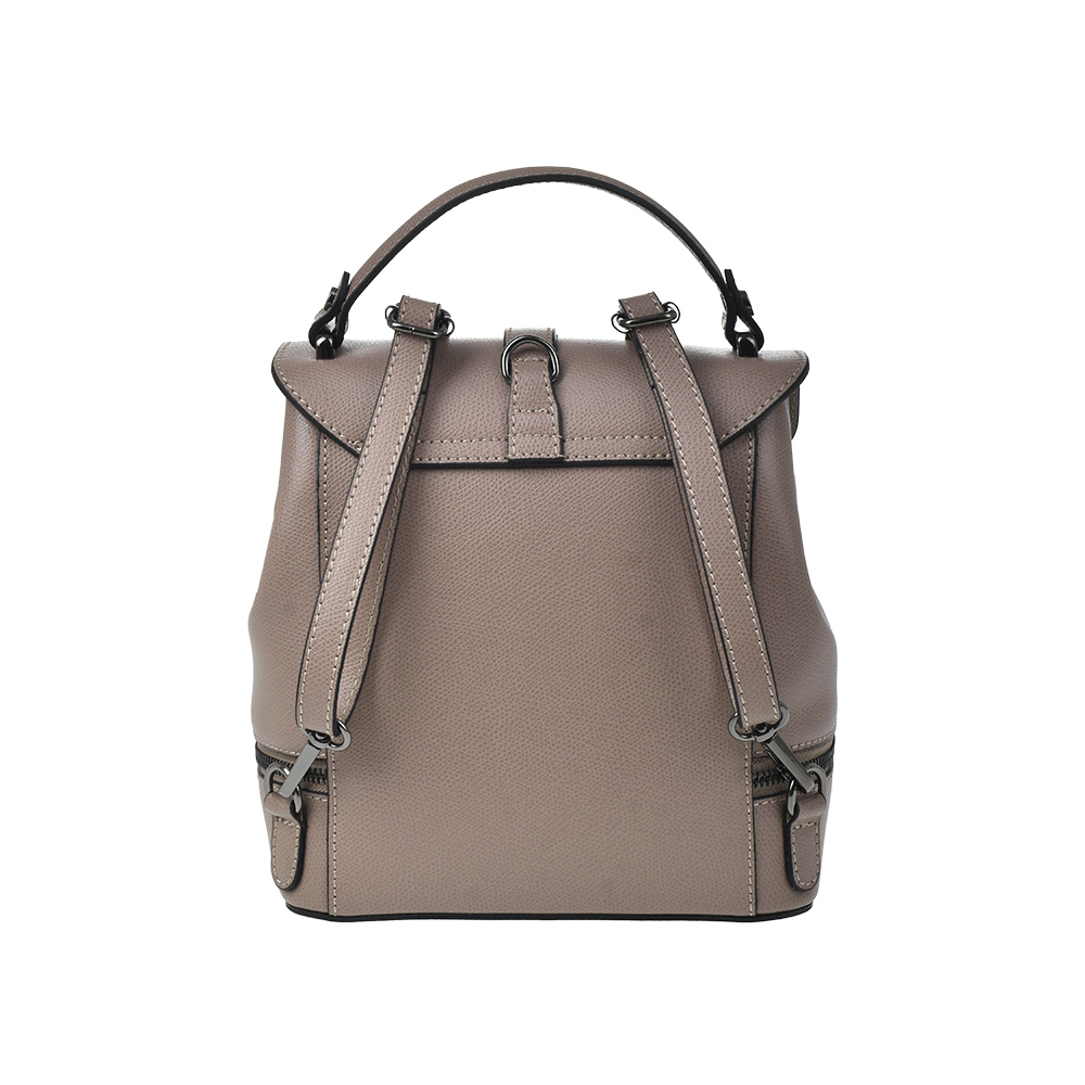 Rucsac dama din piele naturala Antonia Moretti AM1219, Roz prafuit, #3, Bagsy