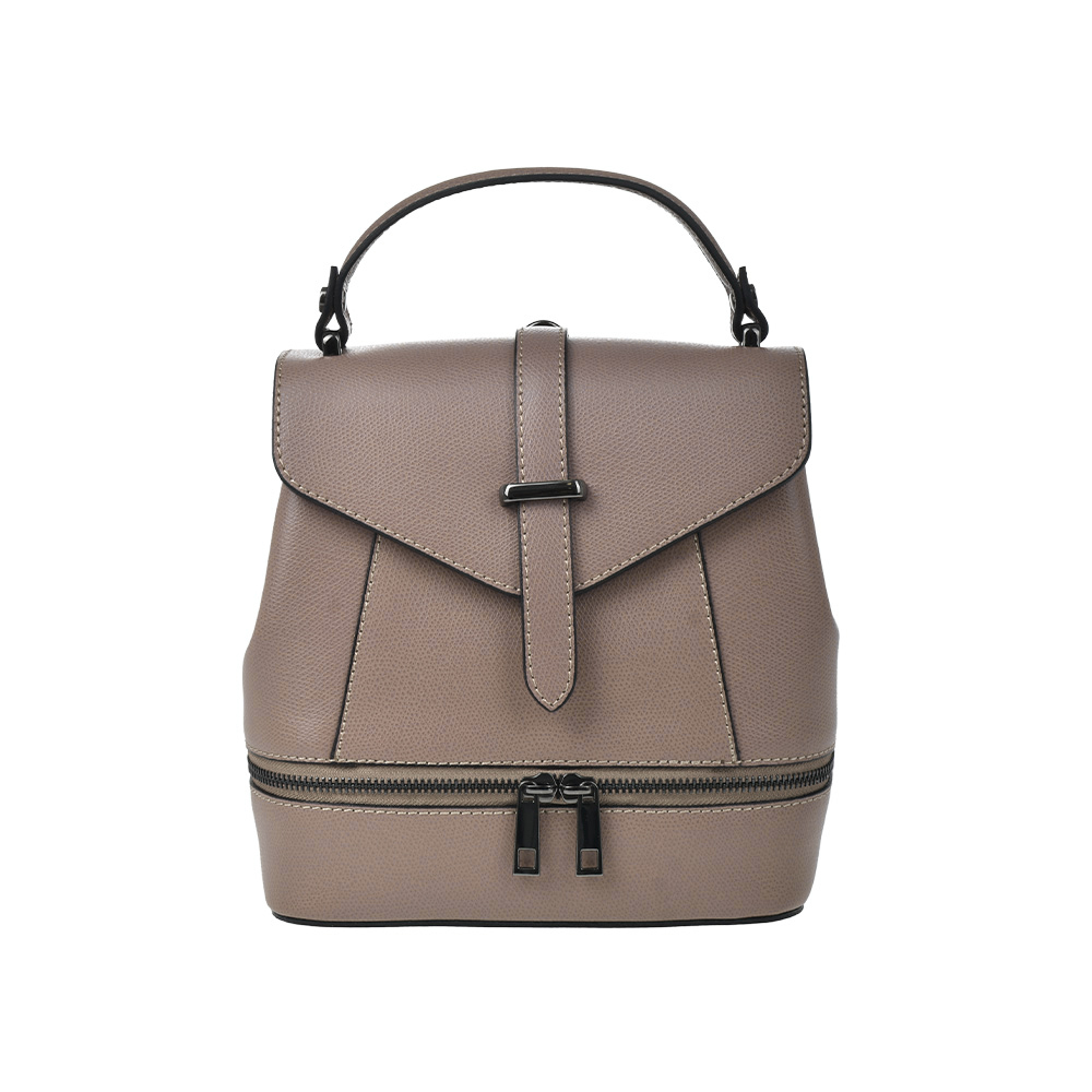 Rucsac dama din piele naturala Antonia Moretti AM1219, Roz prafuit, #1, Bagsy