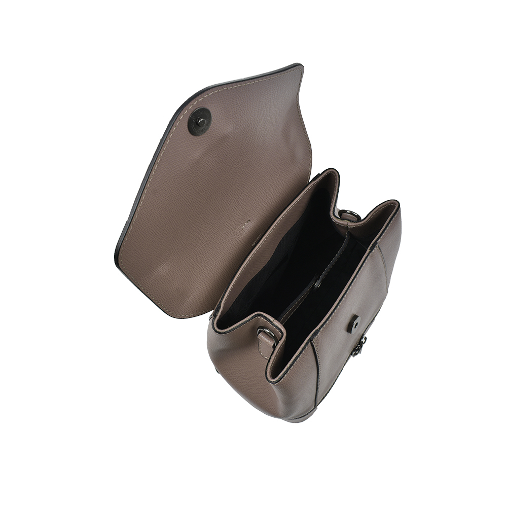 Rucsac dama din piele naturala Antonia Moretti AM1219, Roz prafuit, #4, Bagsy