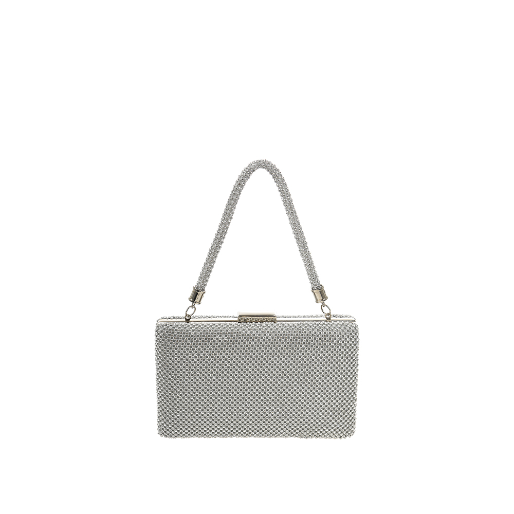 Geanta de ocazie Antonia Moretti AM1441, Argintiu, #3, Bagsy