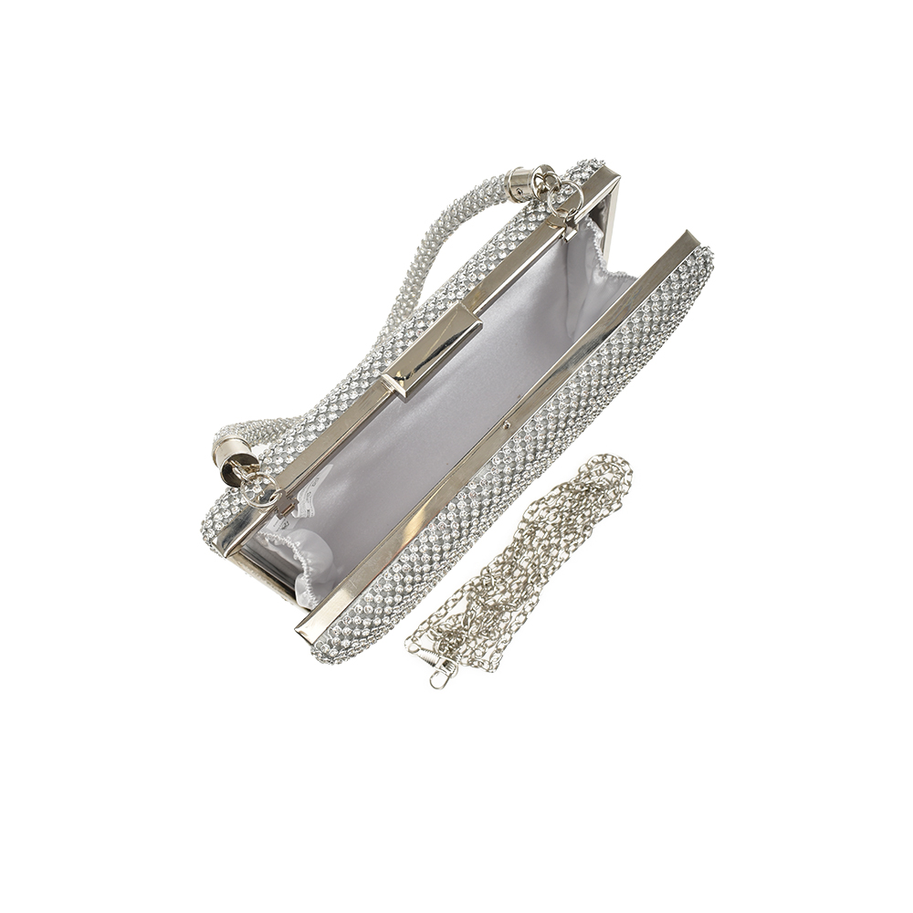 Geanta de ocazie Antonia Moretti AM1441, Argintiu, #4, Bagsy