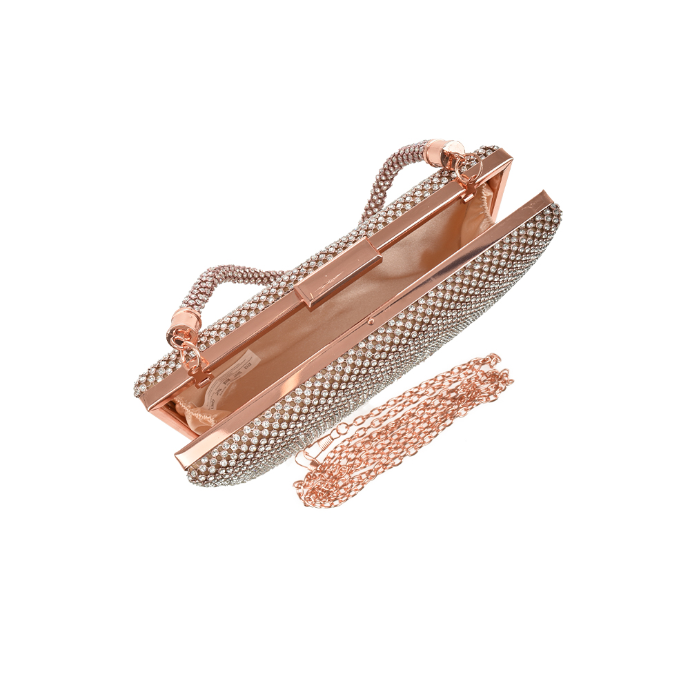 Geanta de ocazie Antonia Moretti AM1441, Sampanie, #4, Bagsy