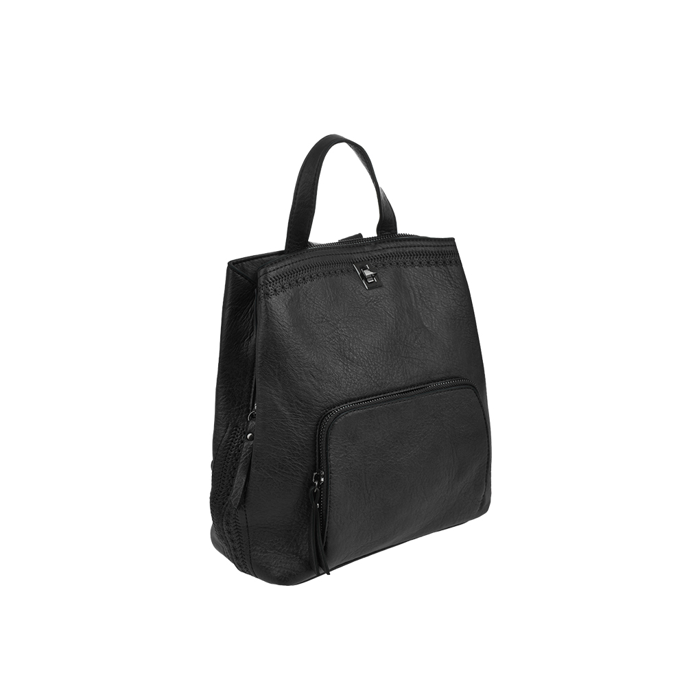 Rucsac dama Francesca Rossi FR6299, Negru, #2, Bagsy