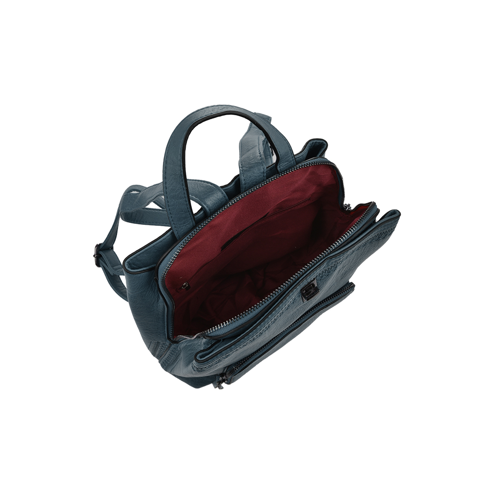 Rucsac dama Francesca Rossi FR6299, Albastru, #4, Bagsy