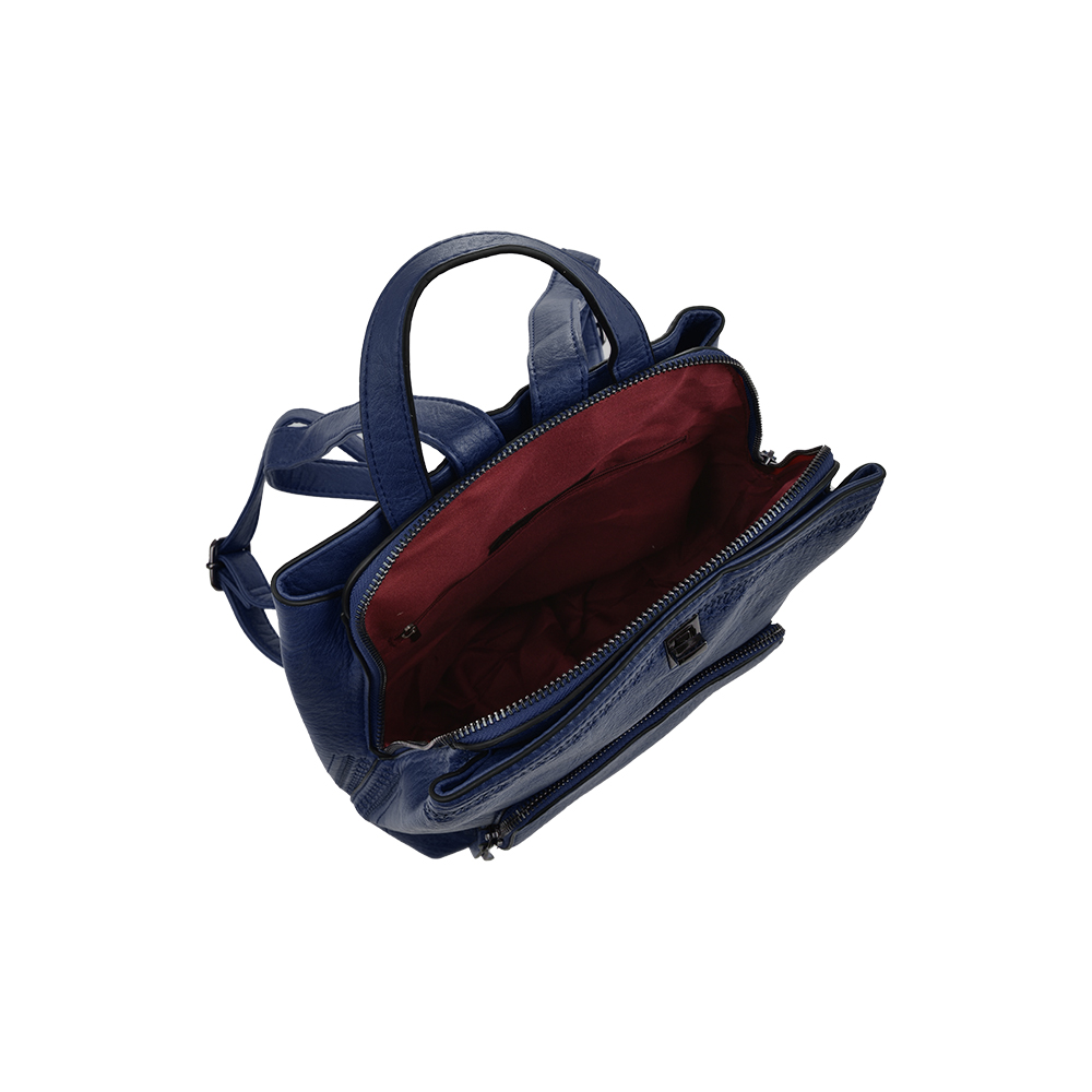 Rucsac dama Francesca Rossi FR6299, Albastru inchis, #4, Bagsy