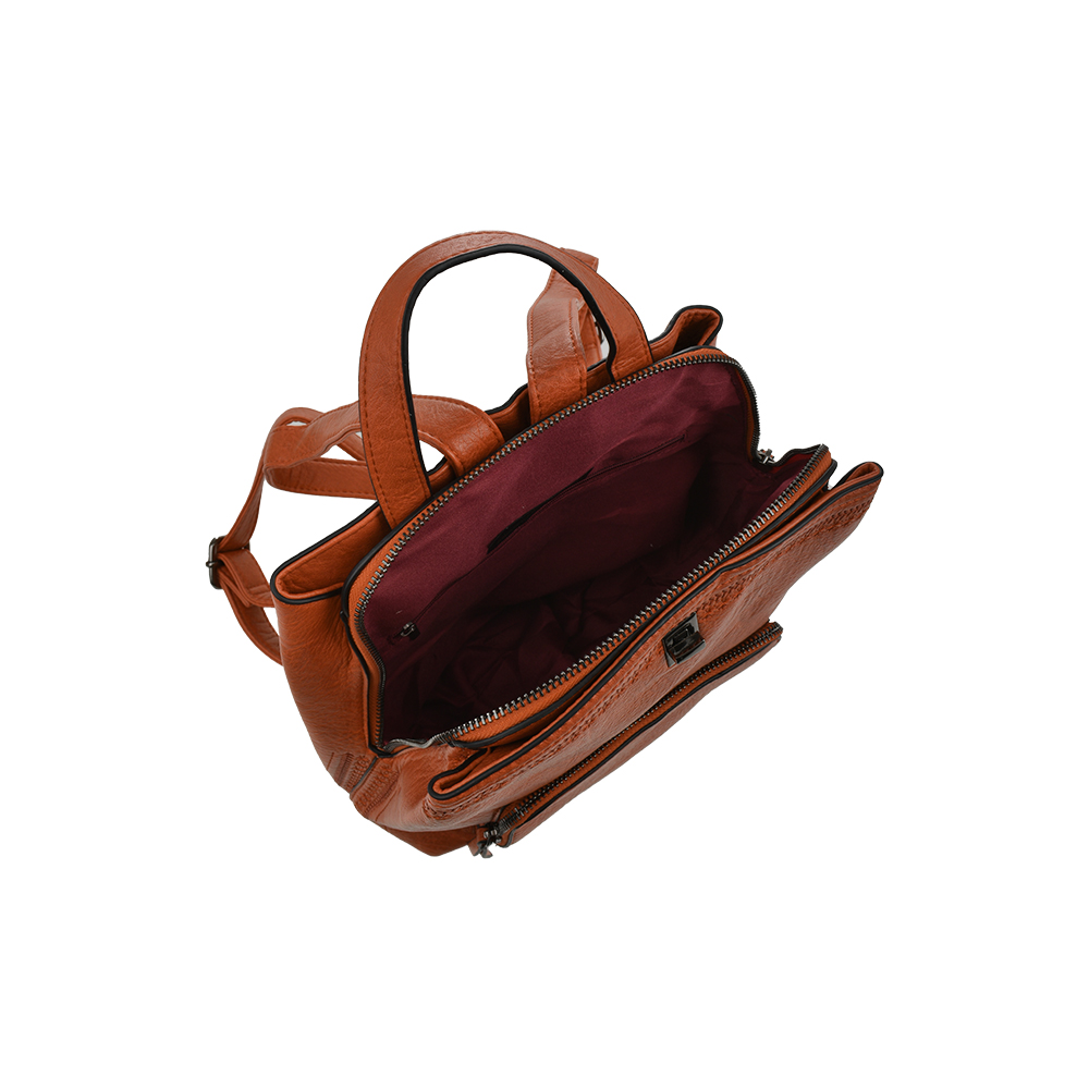 Rucsac dama Francesca Rossi FR6299, Portocaliu, #4, Bagsy